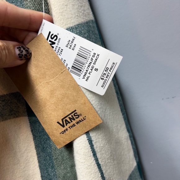 Vans Hal Plaid Flannel Jacket Shacket Women's small - Picture 3 of 10